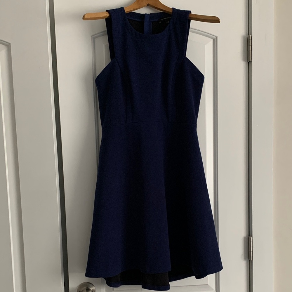 Banana Republic - Navy Drop Hem Cocktail Dress